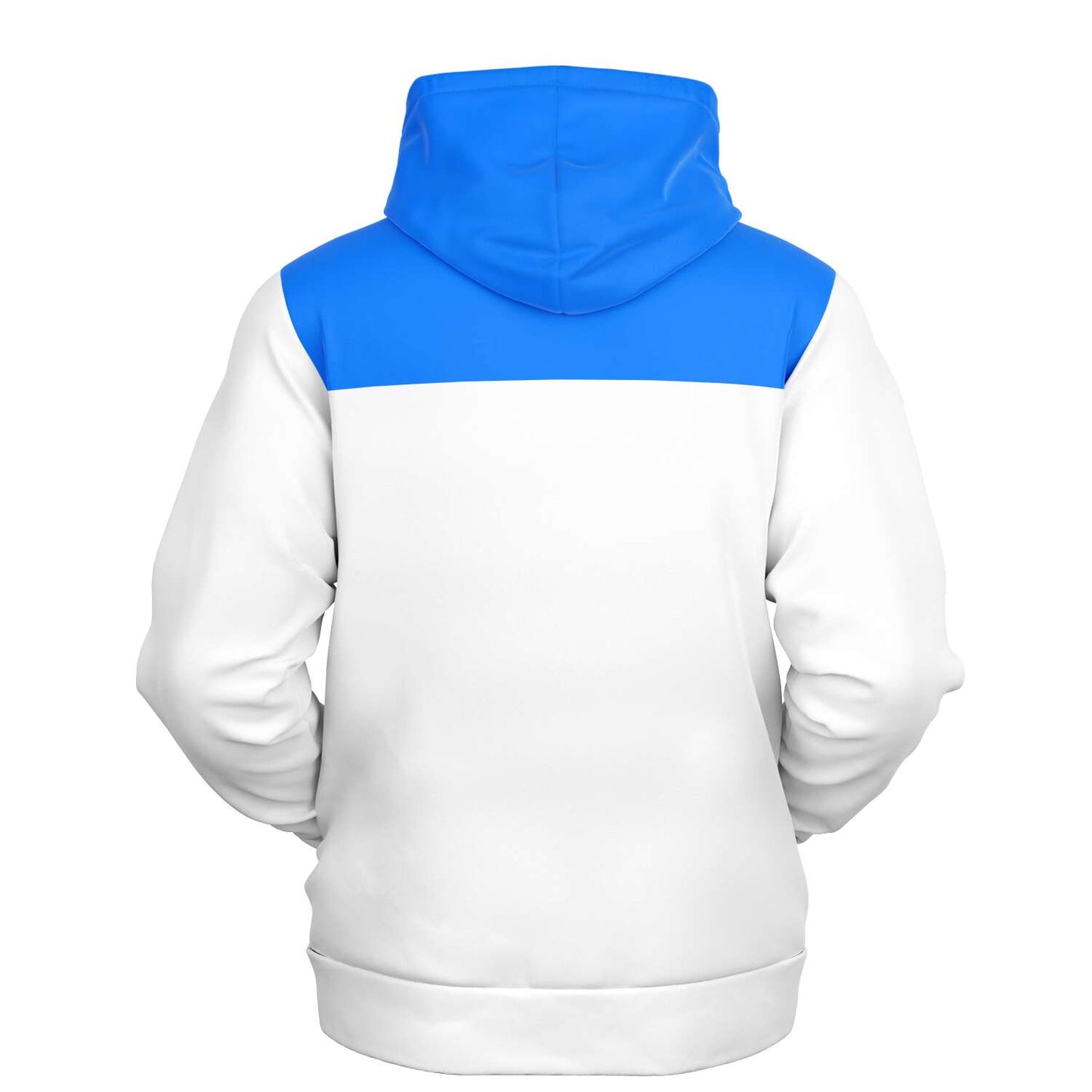 #Coton Sweat à Capuche Bleu Océan