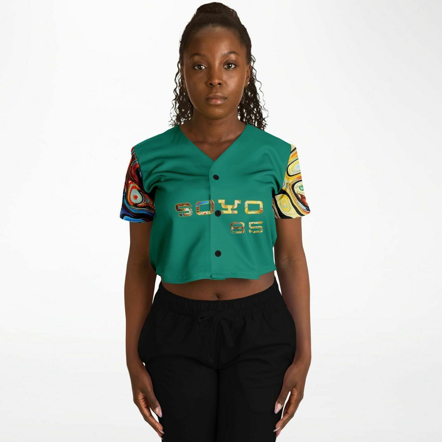 Soyo 85 Edition Green crop Jersey