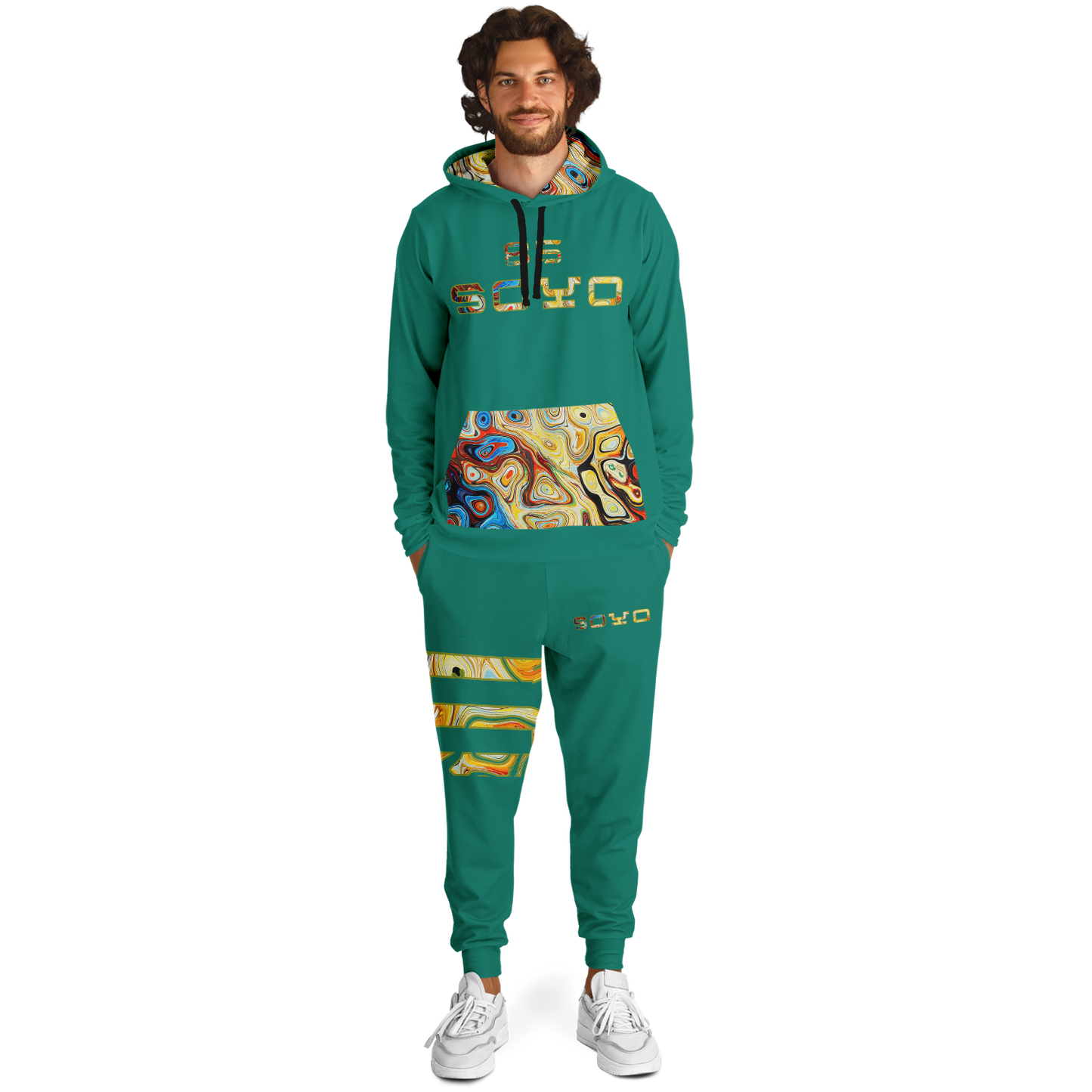 Soyo 85 Edition Green hoodie and jogger set