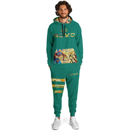 Soyo 85 Edition Green hoodie and jogger set