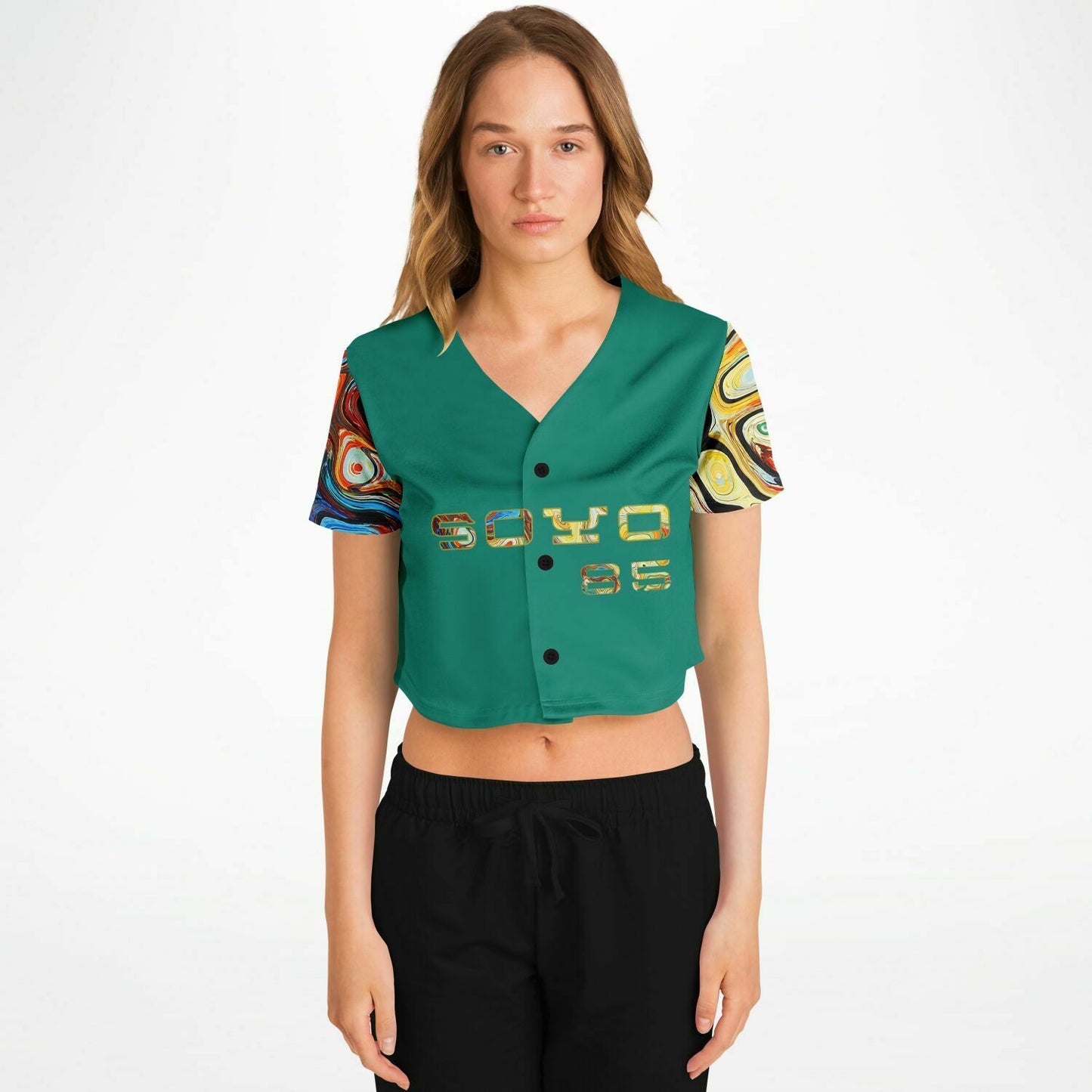 Soyo 85 Edition Green crop Jersey