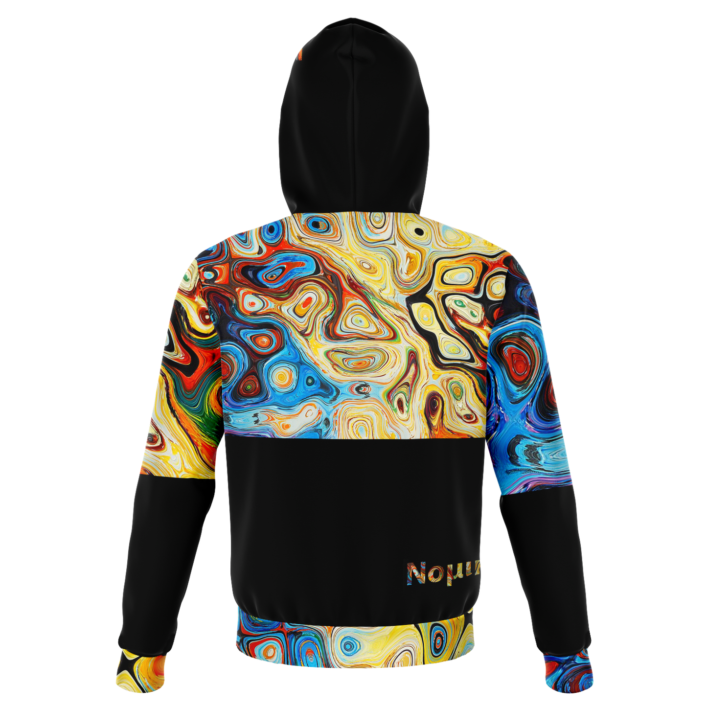 Handmade Soyo Painted Black Hoodie