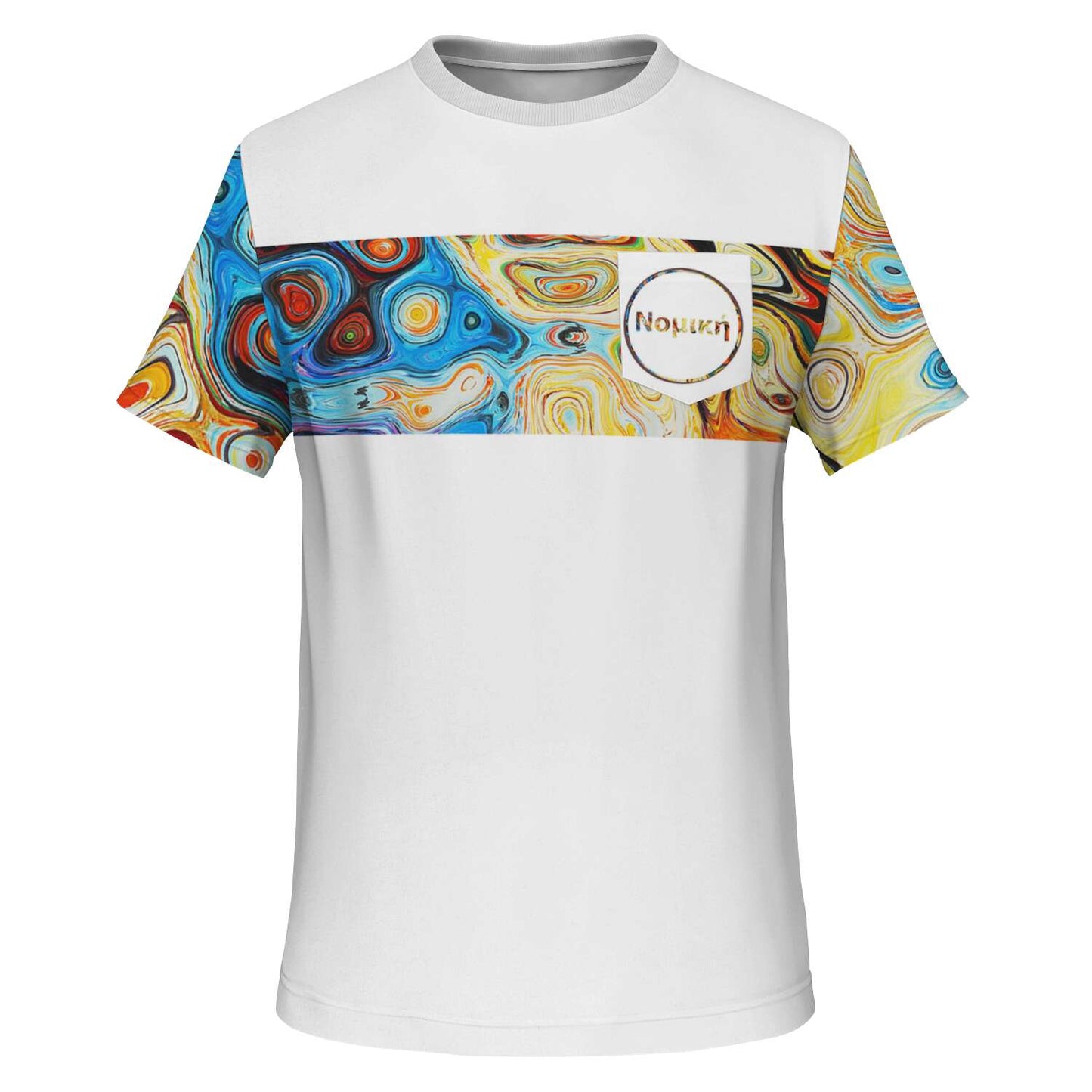 T-shirt peint en blanc Soyo