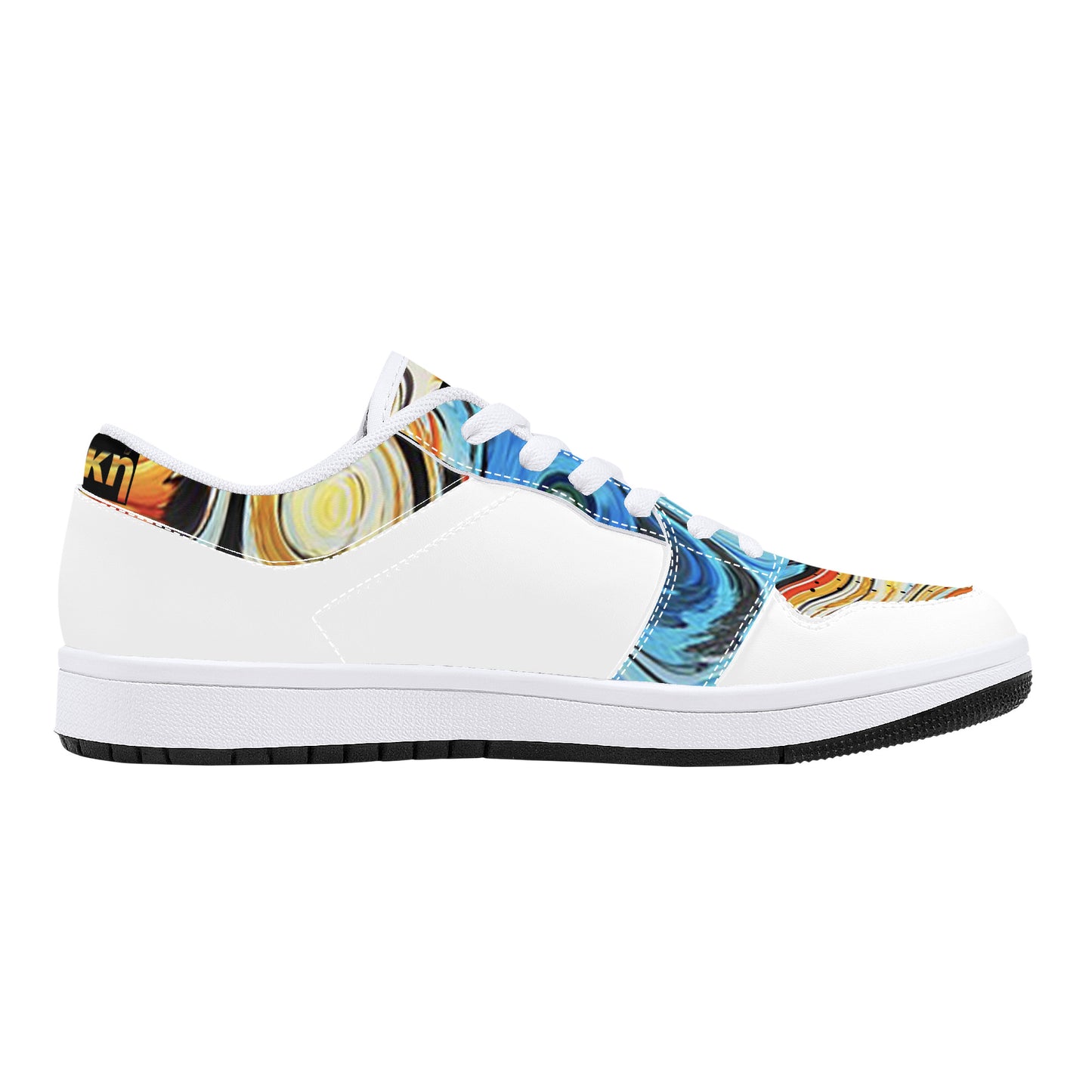 Soyo White Leather Sneakers