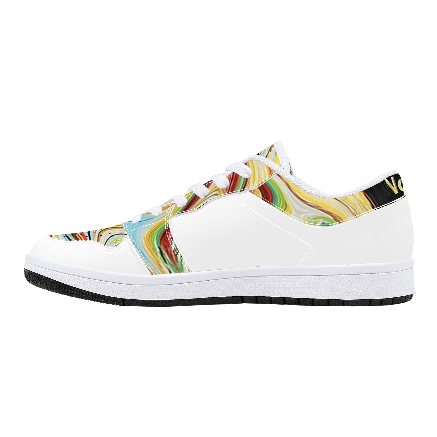 Soyo White Leather Sneakers